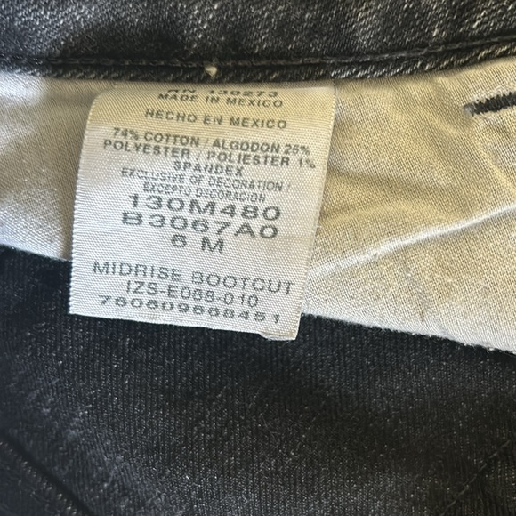 Lee Bootcut Black Jeans - Picture 5 of 5